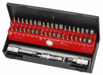Набор бит 10мм HEX, Torx, Spline 44 ед. Force (4441C)