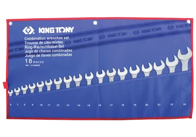 Набор ключей комбинированных King Tony 6-24 мм 18 ед. (1218MRN)