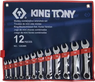 Набор ключей комбинированных King Tony 8-19 мм 12 шт. (1282MR)