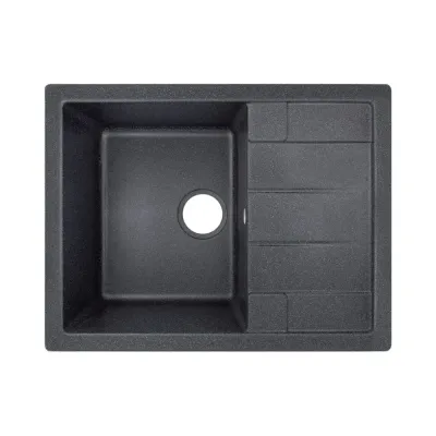 Кухонная мойка Lidz (BLA-03) 650x500/200 Черный