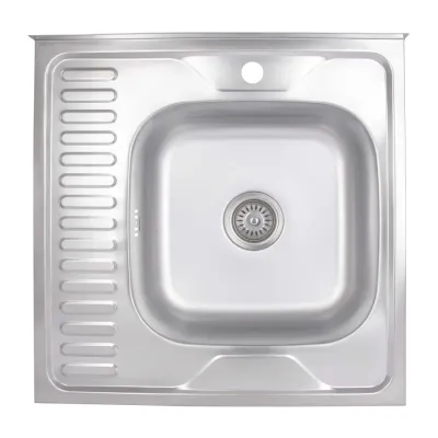 Кухонна мийка Brinex 6060-R (satin)
