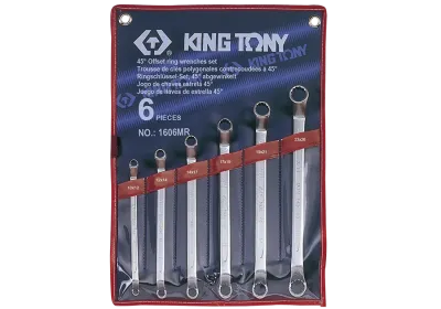 Набір накидних ключів King Tony 10-26 мм 6 од. кут 45° (1606MR)