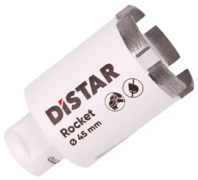 Сверло алмазное 45мм 45x45-5xM14 Rocket Distar 11120049021