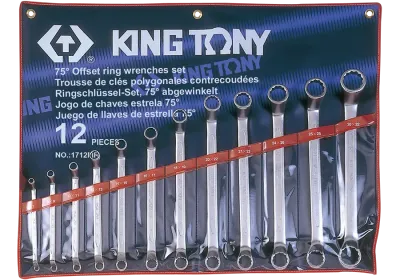 Набір накидних ключів King Tony 6-32 мм 12 од. кут 75° (1712MR01)