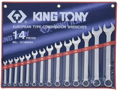 Набор ключей комбинированных King Tony 10-32 мм 14 шт. (1214MR01)