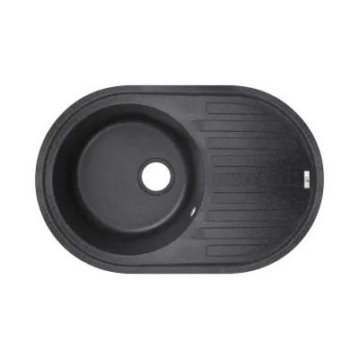 Кухонная мойка Lidz (BLA-03) 780x500/200 Черный