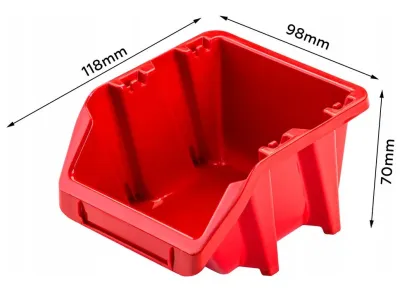Лоток Kistenberg Binner Short 118x98x70мм красный (KBIS12-3020)
