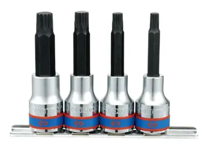 Набор бит King Tony 1/2" L80мм SPLINE М6-М12 4ед. (4136PR)