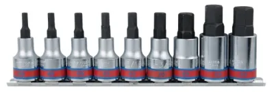 Набор бит King Tony 1/2" HEX 3/16"-5/8" 9ед. (4110SR10)
