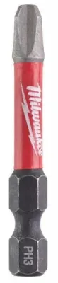 Бита Milwaukee Shockwave 1/4" L50мм PH3 (4932430858)