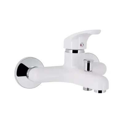 Смеситель для ванны Brinex 36 006 Хром / Белый