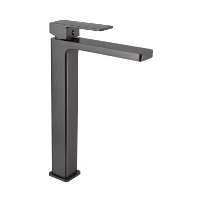 Смеситель для раковины Qtap Gemini 269 Бронзовая сталь (Графит)