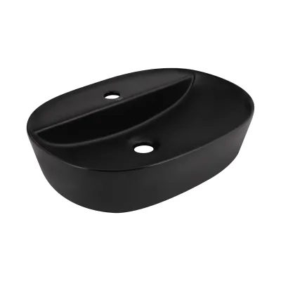 Раковина-чаша Qtap Scorpio 500x380x120 Матовый Черный