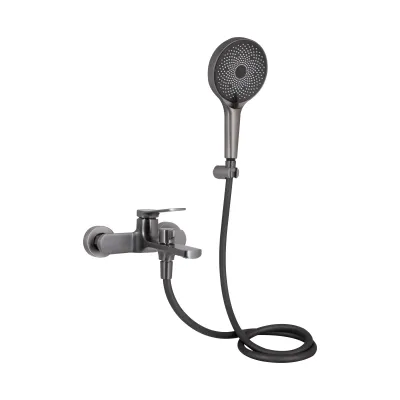 Смеситель для ванны Qtap Slavonice 259 Бронзовая сталь (Графит)