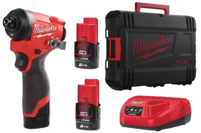 Шуруповерт ударний акумуляторний Milwaukee M12 FID2-202X (4933479877)