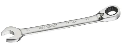 Ключ гаечный комбинированный с храповым механизмом 15 мм Stanley (FMMT13088-0)
