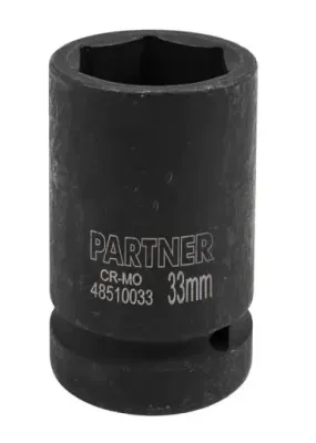 Головка ударная шестигранная 33 мм 1" Partner (PA-48510033)