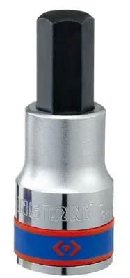 Бита в головке King Tony 1/2" L60мм HEX H8 (402508)