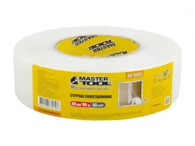 Стрічка склотканинна самоклеюча MasterTool 45мм×90м