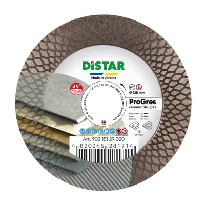 Круг алмазный отрезной 1A1R 125 PRO Gres Distar 90215129020