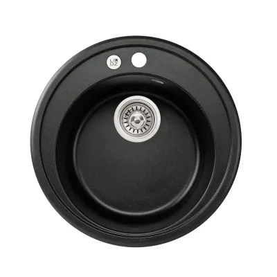 Кухонная мойка Lidz (BLM-14) 510/200 Черный металлик