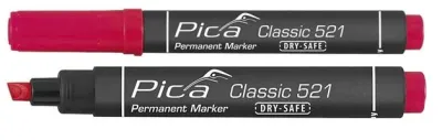 Маркер перманентний Pica Classic Червоний (521/40)
