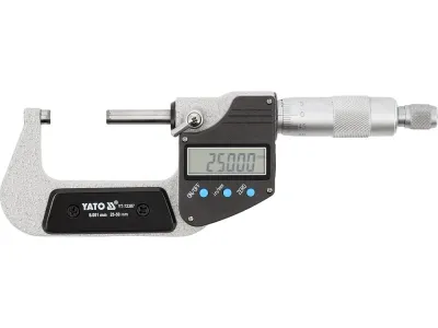 Микрометр 25-50 мм с цифровым дисплеем Yato YT-72307