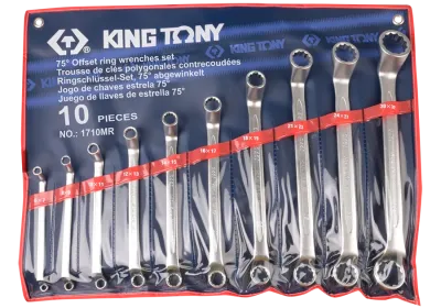 Набір накидних ключів King Tony 6-32 мм 10 од. кут 75° (1710MR)