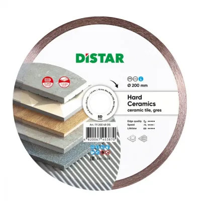 Круг алмазный отрезной 1A1R 200 Hard Сeramics Distar 11120048015