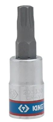 Бита в головке King Tony 1/4" L37мм TORX T27 (203327)