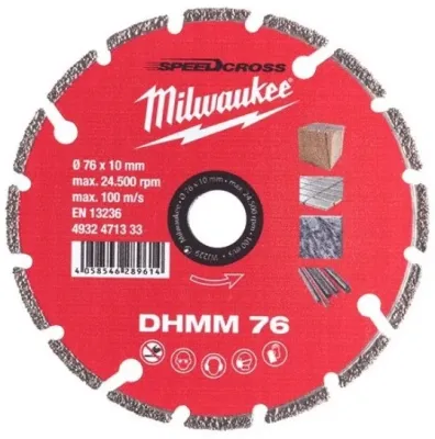 Диск алмазный Milwaukee DHMM 76мм для M12 FCOT (4932471333)
