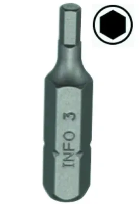 Бита 5/16" L30мм HEX 12мм INFO (9543012 I)