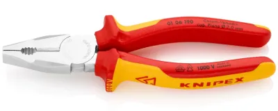 Пассатижи комбинированные VDE Knipex L=190 мм (01 06 190)