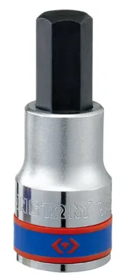 Бита в головке King Tony 1/2" L60мм HEX H3 (402503)