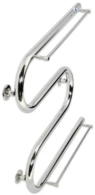 Полотенцесушитель Laris Змеевик 25 РС3 500 х 500 с 2-мя полками 1/2"