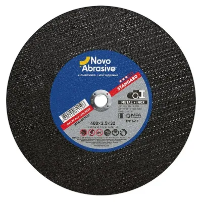 Круг відрізний по металу NovoAbrasive Standard 400х3.5х32