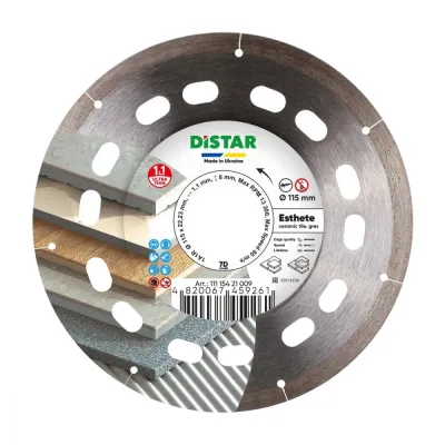 Круг алмазный отрезной 1A1R 115 Esthete Distar 11115421009