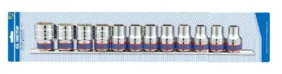 Набор головок King Tony 1/2" 10-24 мм 12шт. 6-ти гранных (4312MR8)