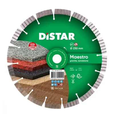 Круг алмазный отрезной 1A1RSS/C3-W 230 Maestro Distar 10115535013