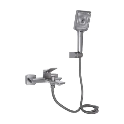Смеситель для ванны Qtap Presto 259 Бронзовая сталь (Графит)