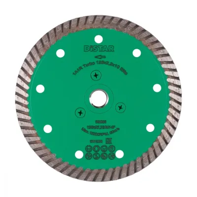 Диск алмазный отрезной Turbo 125 M14F Elite Distar 10179023011
