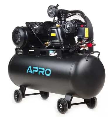 Компрессор трехцилиндровый ременной 3кВт 530л/мин 100л OFBD-100X Apro 850184