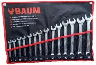 Набор ключей комбинированных 6-32 мм 14 шт. Baum (30-14M)