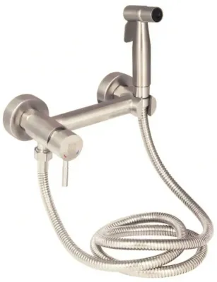 Гигиенический душ со смесителем Lidz Aria New LDARINEWNKS43393 Nickel