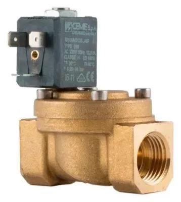Электромагнитный клапан СЕМЕ 1/2" 90 С, 10 бар (н.з) 8514