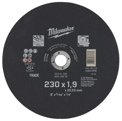 Диск отрезной по металлу Milwaukee SCS 41/230х1.9 (4932479579)