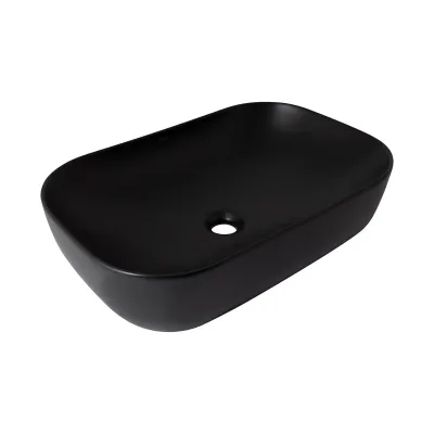 Раковина Qtap Robin 600x390x150 Матовый Черный