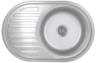 Кухонна мийка Brinex 7750 (Satin) 0,8 мм