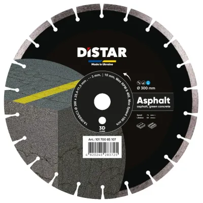 Круг алмазный отрезной 1A1RSS 300 Asphalt Distar 10170085107
