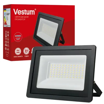 LED прожектор Vestum 50W 6500K IP65 (1-VS-3016)